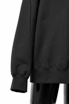 画像をギャラリービューアに読み込む, D-VEC HIGH NECK L/S SWEAT SHIRT / BRUSHED BACK TERRY (NIGHT SEA BLACK)