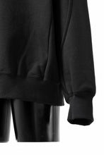 画像をギャラリービューアに読み込む, D-VEC HIGH NECK L/S SWEAT SHIRT / BRUSHED BACK TERRY (NIGHT SEA BLACK)