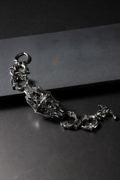 画像をギャラリービューアに読み込む, Loud Style Design - GET IN THE RING - DEMONIC FUEL - "LGB-007" SILVER BRACELET