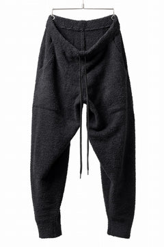画像をギャラリービューアに読み込む, mastermind WORLD EASY JODHPURS PANTS / SOFTY BOA FLEECE (BLACK x CHARCOAL)