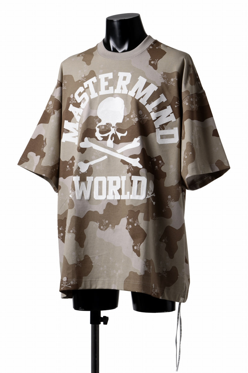 MASTERMIND WORLD CAMO UNIVERSITY TEE / OVERSIZED (DESERT)の商品