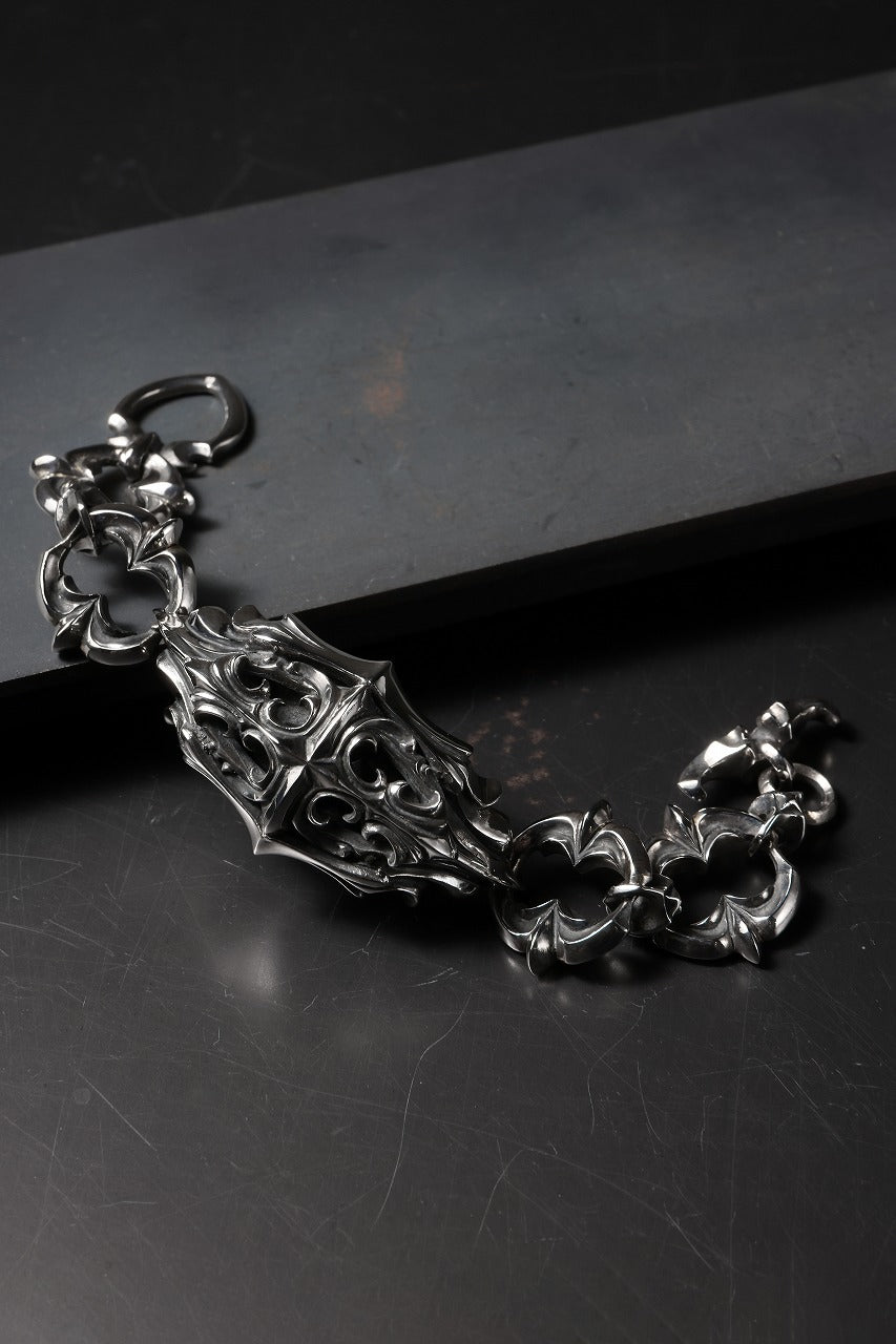 画像をギャラリービューアに読み込む, Loud Style Design - GET IN THE RING - DEMONIC FUEL - "LGB-007" SILVER BRACELET