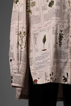画像をギャラリービューアに読み込む, Aleksandr Manamis SLIT DETAIL WINTER HERBARIUM SHIRT (WINTER)
