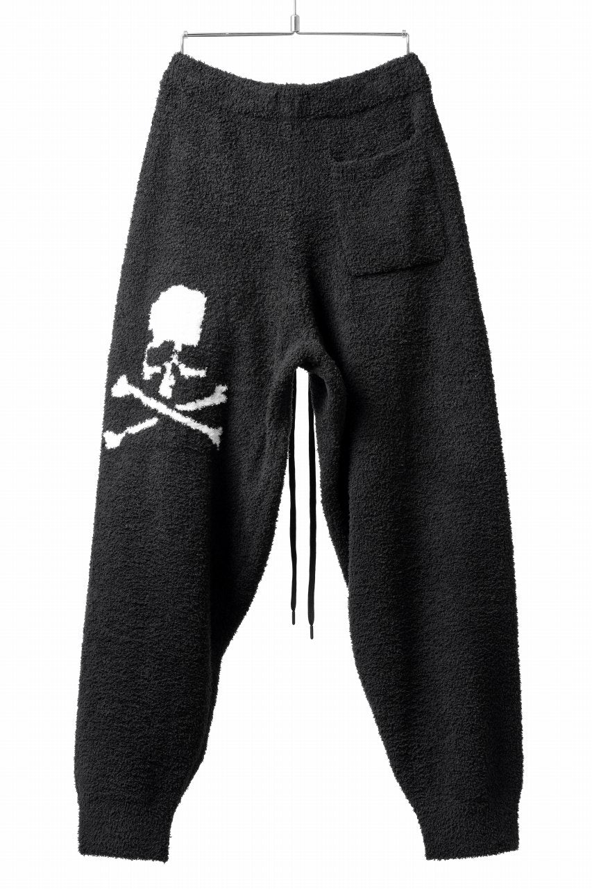 Load image into Gallery viewer, mastermind WORLD EASY JODHPURS PANTS / SOFTY BOA FLEECE (BLACK x WHITE)