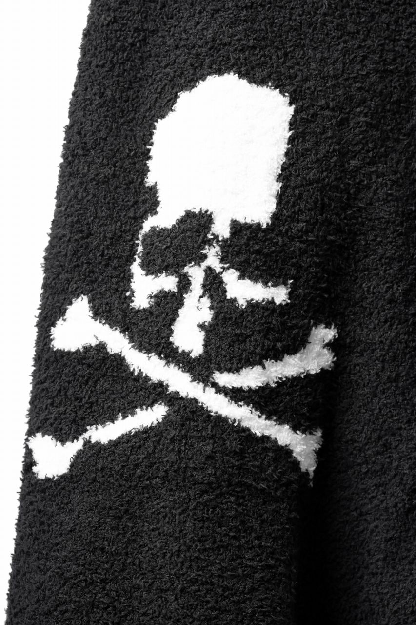 Load image into Gallery viewer, mastermind WORLD EASY JODHPURS PANTS / SOFTY BOA FLEECE (BLACK x WHITE)