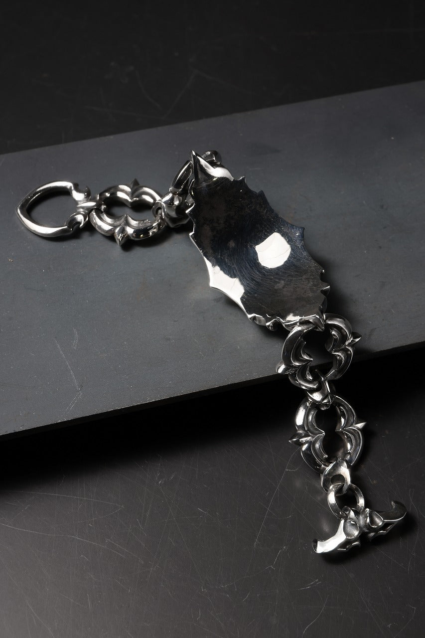 画像をギャラリービューアに読み込む, Loud Style Design - GET IN THE RING - DEMONIC FUEL - "LGB-007" SILVER BRACELET