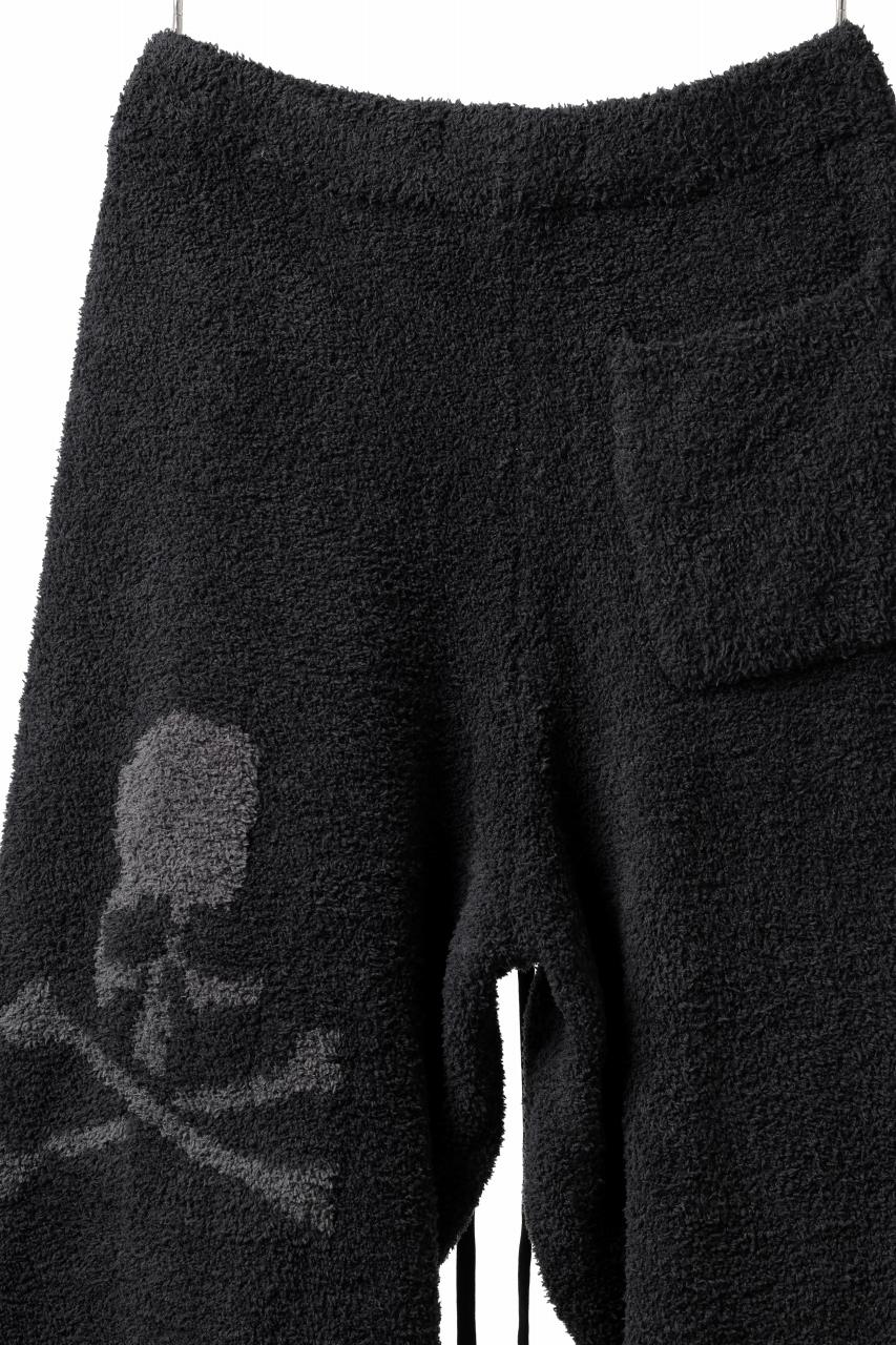 画像をギャラリービューアに読み込む, mastermind WORLD EASY JODHPURS PANTS / SOFTY BOA FLEECE (BLACK x CHARCOAL)