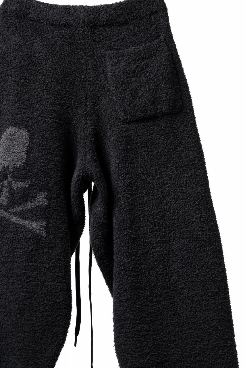 画像をギャラリービューアに読み込む, mastermind WORLD EASY JODHPURS PANTS / SOFTY BOA FLEECE (BLACK x CHARCOAL)