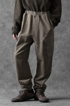 Load image into Gallery viewer, Ten c MULTI POCKET SNAP SWEAT PANTS / GARMENT DYED (ASH GRAY)