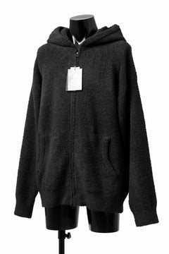 画像をギャラリービューアに読み込む, mastermind WORLD ZIP HOODIE PARKA / SOFTY BOA FLEECE (BLACK x CHARCOAL)