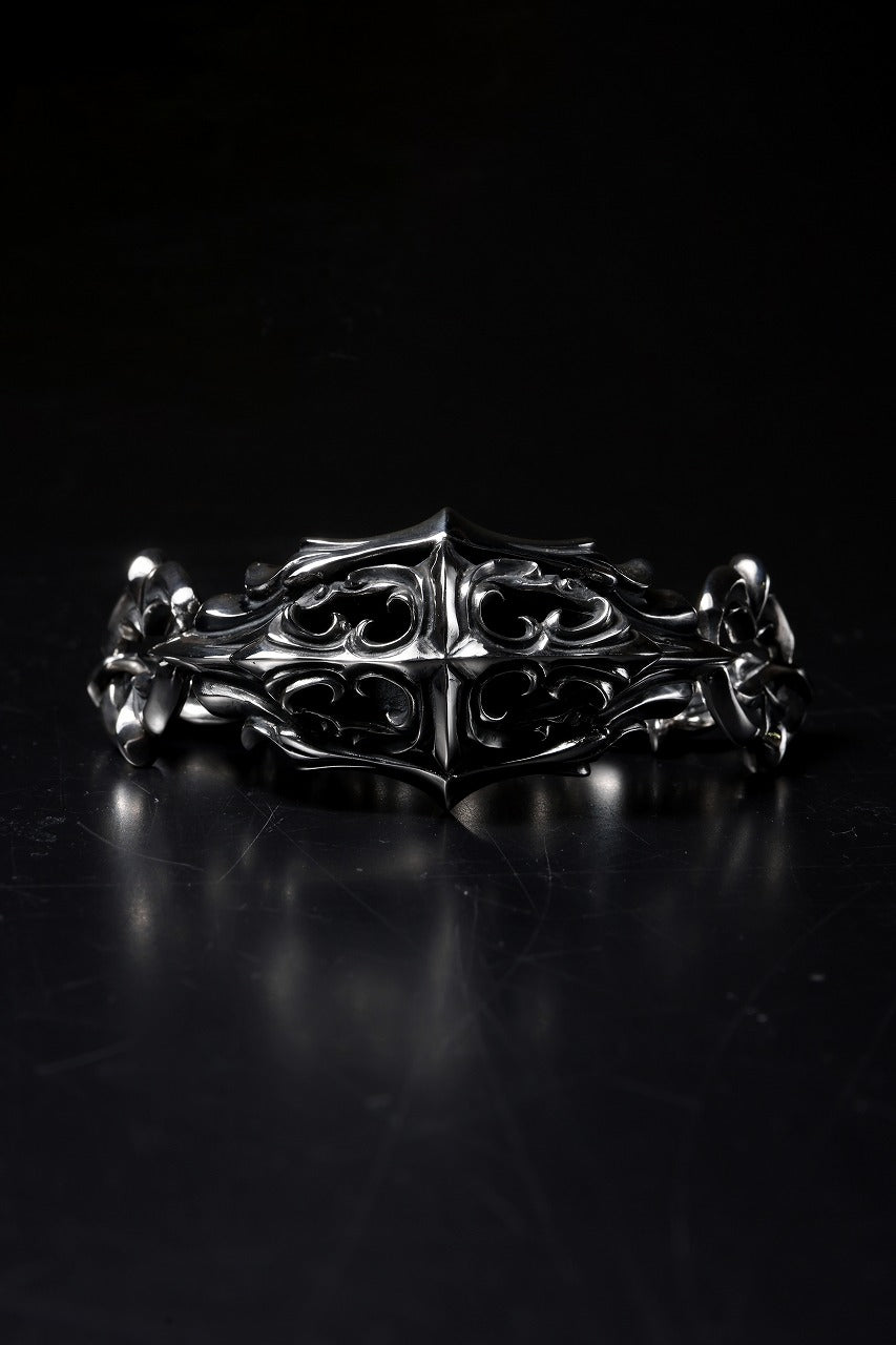 画像をギャラリービューアに読み込む, Loud Style Design - GET IN THE RING - DEMONIC FUEL - "LGB-007" SILVER BRACELET