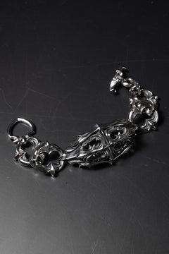画像をギャラリービューアに読み込む, Loud Style Design - GET IN THE RING - DEMONIC FUEL - "LGB-007" SILVER BRACELET