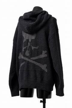 画像をギャラリービューアに読み込む, mastermind WORLD ZIP HOODIE PARKA / SOFTY BOA FLEECE (BLACK x CHARCOAL)