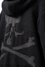 画像をギャラリービューアに読み込む, mastermind WORLD ZIP HOODIE PARKA / SOFTY BOA FLEECE (BLACK x CHARCOAL)