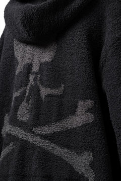 画像をギャラリービューアに読み込む, mastermind WORLD ZIP HOODIE PARKA / SOFTY BOA FLEECE (BLACK x CHARCOAL)