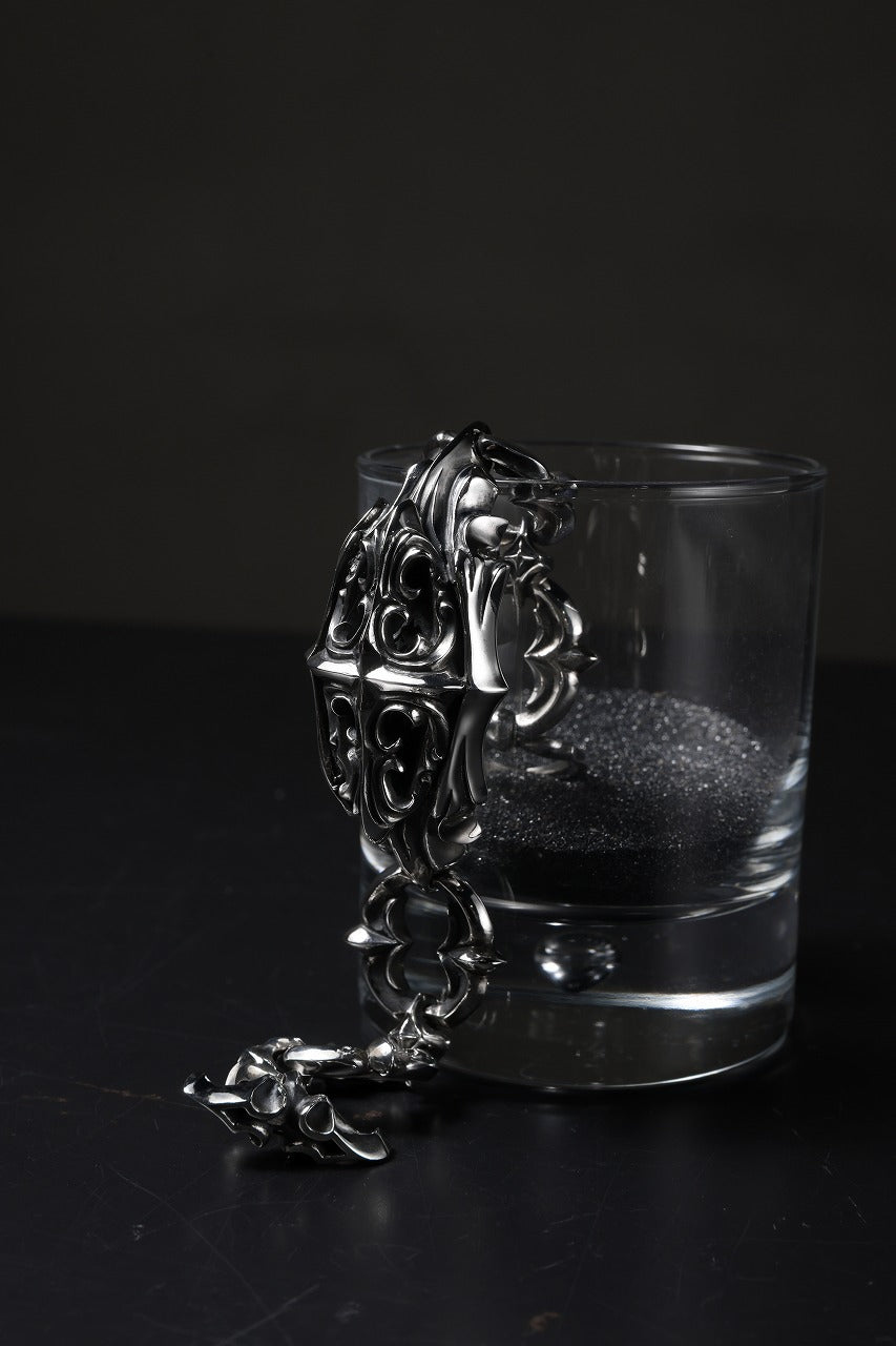 画像をギャラリービューアに読み込む, Loud Style Design - GET IN THE RING - DEMONIC FUEL - "LGB-007" SILVER BRACELET