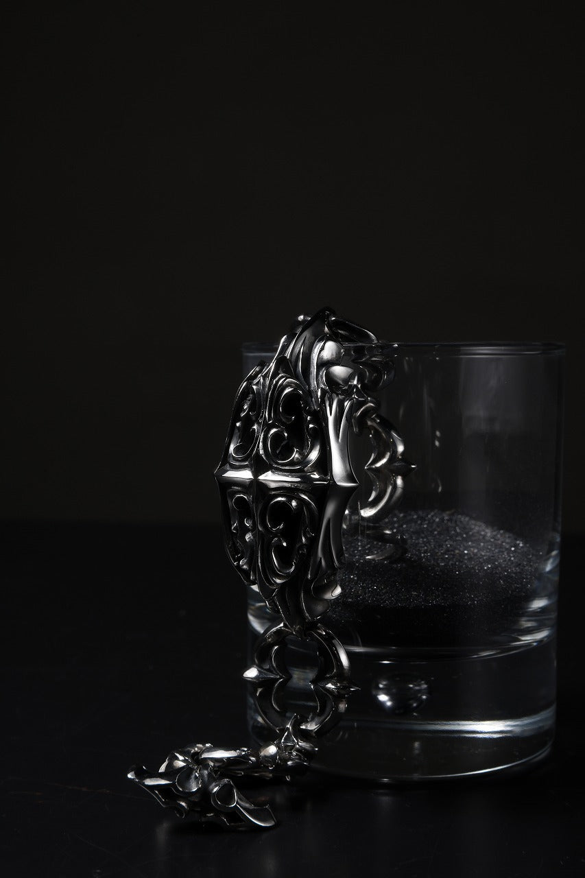 画像をギャラリービューアに読み込む, Loud Style Design - GET IN THE RING - DEMONIC FUEL - "LGB-007" SILVER BRACELET