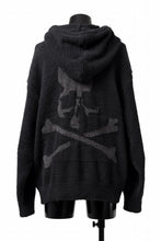 画像をギャラリービューアに読み込む, mastermind WORLD ZIP HOODIE PARKA / SOFTY BOA FLEECE (BLACK x CHARCOAL)