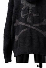 画像をギャラリービューアに読み込む, mastermind WORLD ZIP HOODIE PARKA / SOFTY BOA FLEECE (BLACK x CHARCOAL)