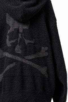 画像をギャラリービューアに読み込む, mastermind WORLD ZIP HOODIE PARKA / SOFTY BOA FLEECE (BLACK x CHARCOAL)
