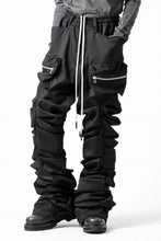 画像をギャラリービューアに読み込む, A.F ARTEFACT MONSTER TUCK VOLUME BAGGY PANTS / LUXE-TWILL (BLACK)