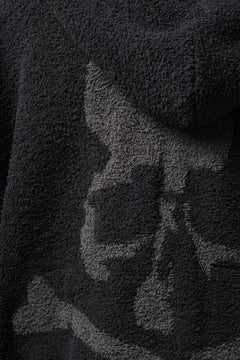 画像をギャラリービューアに読み込む, mastermind WORLD ZIP HOODIE PARKA / SOFTY BOA FLEECE (BLACK x CHARCOAL)