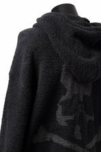 画像をギャラリービューアに読み込む, mastermind WORLD ZIP HOODIE PARKA / SOFTY BOA FLEECE (BLACK x CHARCOAL)