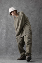 Load image into Gallery viewer, Ten c MULTI POCKET SNAP SWEAT PANTS / GARMENT DYED (ASH GRAY)
