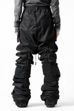 画像をギャラリービューアに読み込む, A.F ARTEFACT MONSTER TUCK VOLUME BAGGY PANTS / LUXE-TWILL (BLACK)