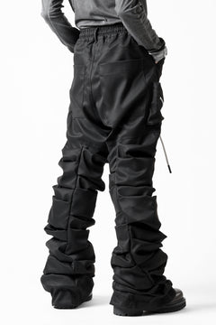 画像をギャラリービューアに読み込む, A.F ARTEFACT MONSTER TUCK VOLUME BAGGY PANTS / LUXE-TWILL (BLACK)