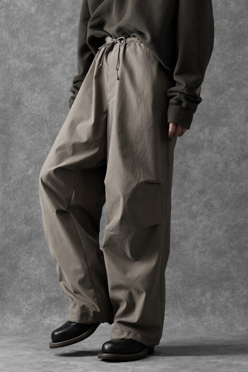 画像をギャラリービューアに読み込む, Ten c WIDE TROUSERS / GARMENT DYED (ASH GRAY)