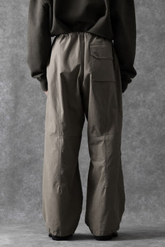 画像をギャラリービューアに読み込む, Ten c WIDE TROUSERS / GARMENT DYED (ASH GRAY)