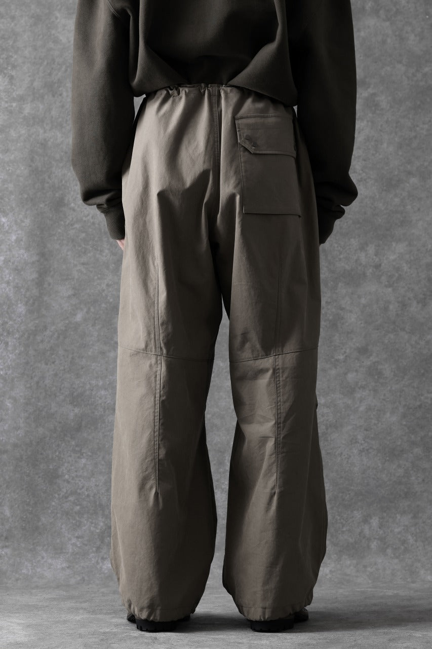 画像をギャラリービューアに読み込む, Ten c WIDE TROUSERS / GARMENT DYED (ASH GRAY)