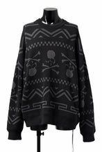 画像をギャラリービューアに読み込む, mastermind WORLD JACQUARD KNIT SWEATER / BOXY FIT (BLACK BASE)