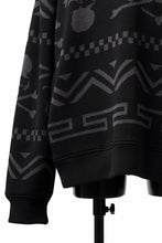 画像をギャラリービューアに読み込む, mastermind WORLD JACQUARD KNIT SWEATER / BOXY FIT (BLACK BASE)