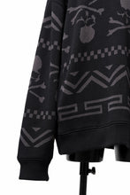 画像をギャラリービューアに読み込む, mastermind WORLD JACQUARD KNIT SWEATER / BOXY FIT (BLACK BASE)
