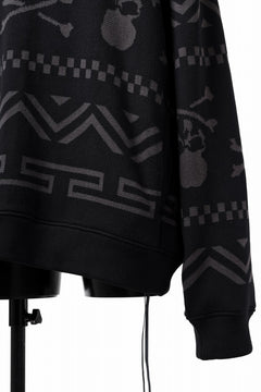画像をギャラリービューアに読み込む, mastermind WORLD JACQUARD KNIT SWEATER / BOXY FIT (BLACK BASE)