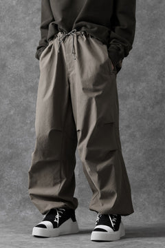 画像をギャラリービューアに読み込む, Ten c WIDE TROUSERS / GARMENT DYED (ASH GRAY)