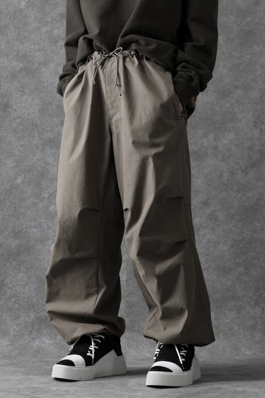 画像をギャラリービューアに読み込む, Ten c WIDE TROUSERS / GARMENT DYED (ASH GRAY)
