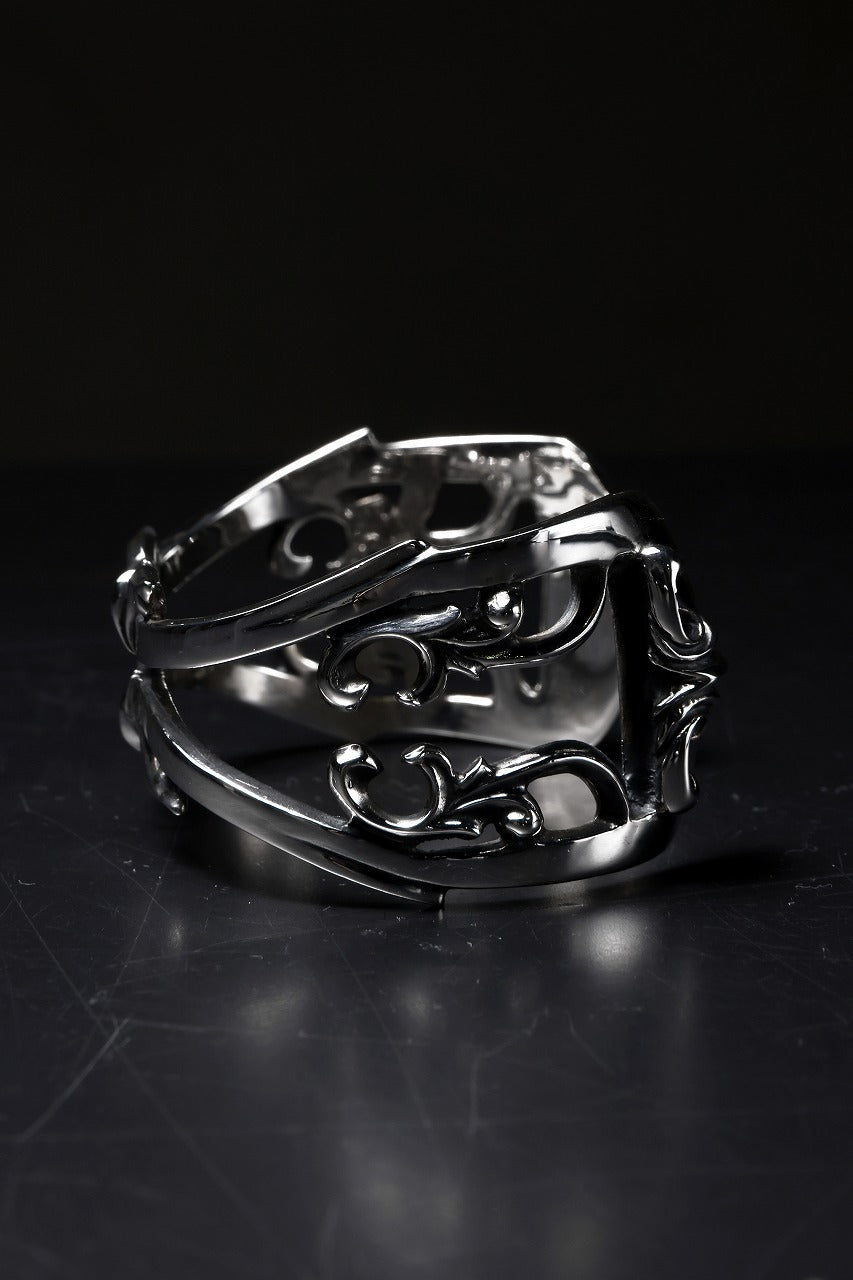 画像をギャラリービューアに読み込む, Loud Style Design - GET IN THE RING - "UBG-005" SILVER BANGLE