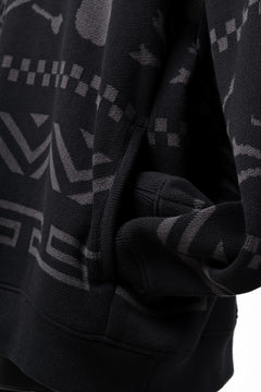 画像をギャラリービューアに読み込む, mastermind WORLD JACQUARD KNIT SWEATER / BOXY FIT (BLACK BASE)