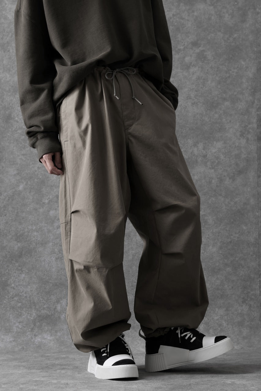 画像をギャラリービューアに読み込む, Ten c WIDE TROUSERS / GARMENT DYED (ASH GRAY)