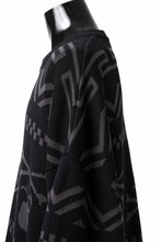 画像をギャラリービューアに読み込む, mastermind WORLD JACQUARD KNIT SWEATER / BOXY FIT (BLACK BASE)