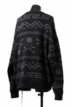 画像をギャラリービューアに読み込む, mastermind WORLD JACQUARD KNIT SWEATER / BOXY FIT (BLACK BASE)