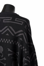 画像をギャラリービューアに読み込む, mastermind WORLD JACQUARD KNIT SWEATER / BOXY FIT (BLACK BASE)