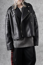 画像をギャラリービューアに読み込む, FACETASM×AVIREX ZIP DOUBLE RIDERS JACKET (BLACK)