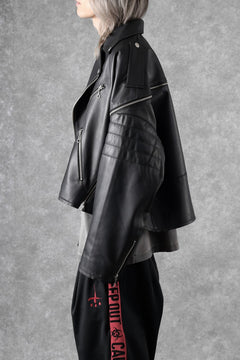 画像をギャラリービューアに読み込む, FACETASM×AVIREX ZIP DOUBLE RIDERS JACKET (BLACK)