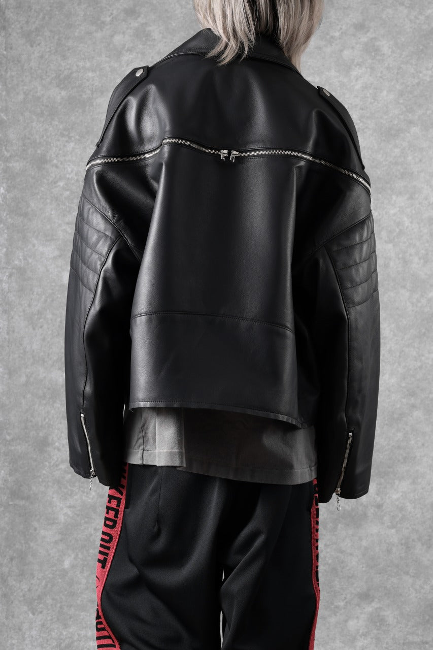 画像をギャラリービューアに読み込む, FACETASM×AVIREX ZIP DOUBLE RIDERS JACKET (BLACK)