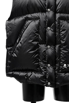 画像をギャラリービューアに読み込む, mastermind WORLD HIGH NECK DOWN VEST / KAWADA DOWN® (BLACK)
