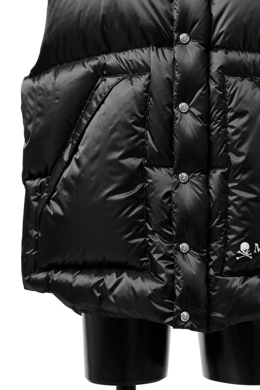 画像をギャラリービューアに読み込む, mastermind WORLD HIGH NECK DOWN VEST / KAWADA DOWN® (BLACK)